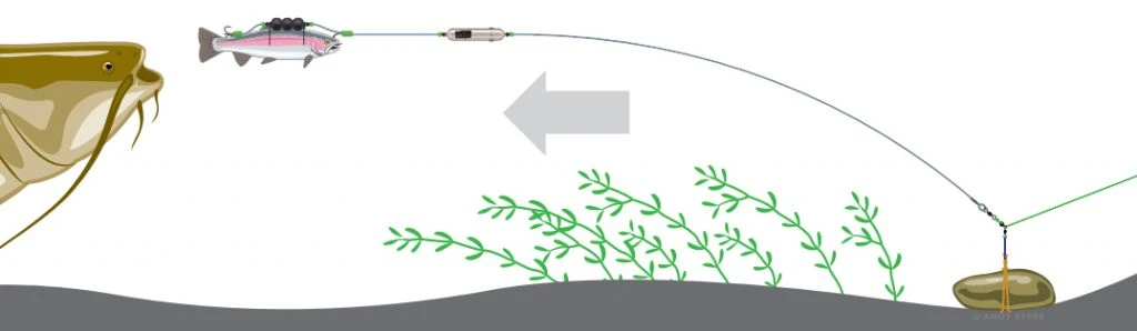 Adjusta Profi River Rig - Deadbait 2 Adjusta Profi River Rig - Deadbait - Afbeelding 2