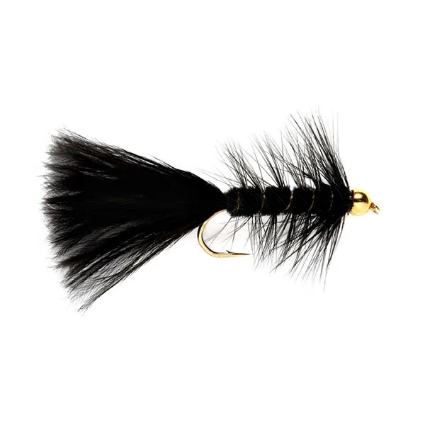 Gold Nugget Woolly Bugger Black 1 Gold Nugget Woolly Bugger Black